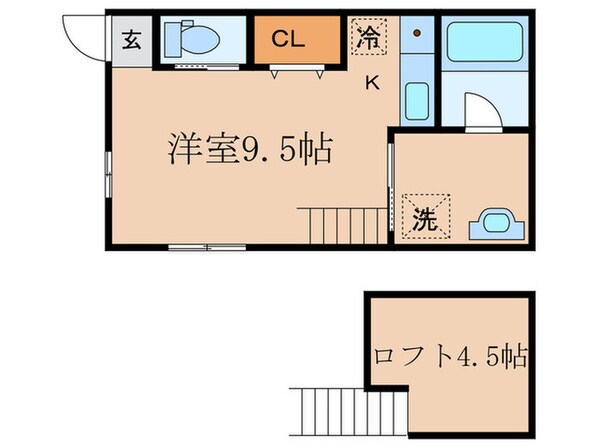 メゾンドキチの物件間取画像